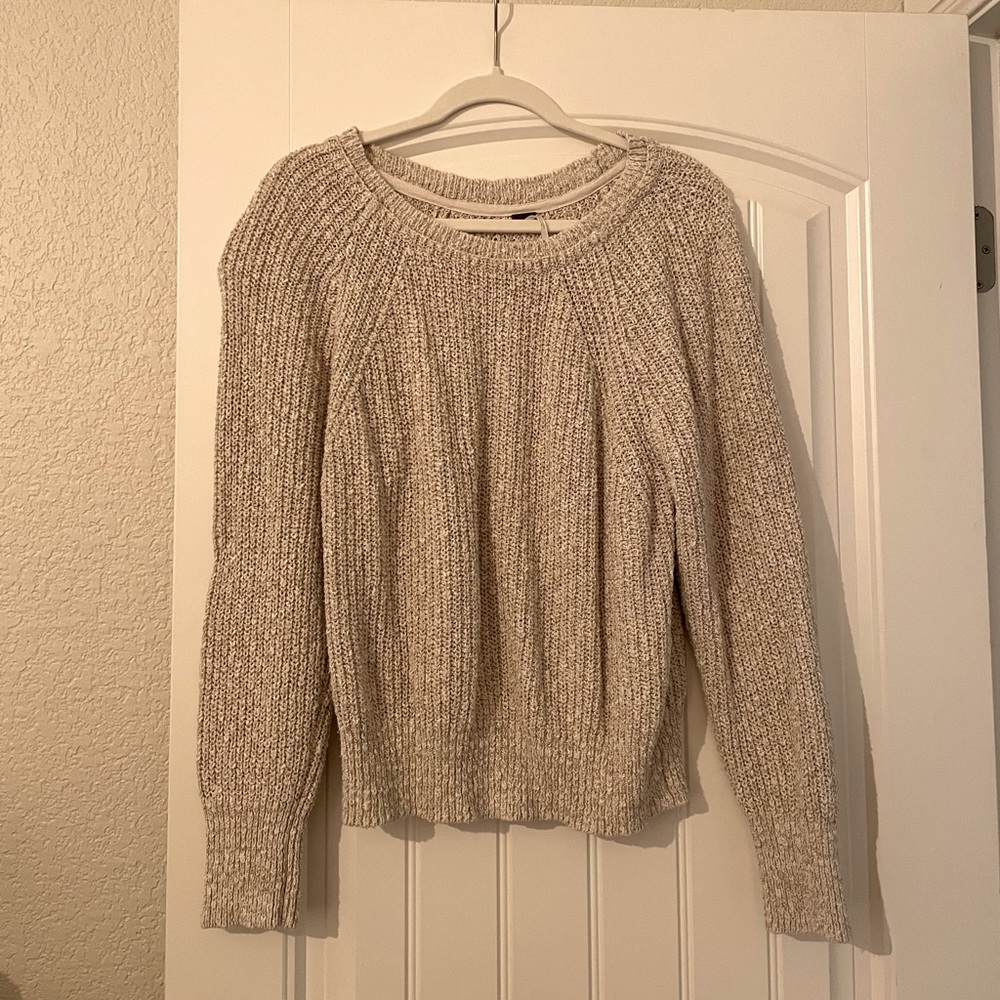 Free People Oatmeal Cream Sweater Size Large